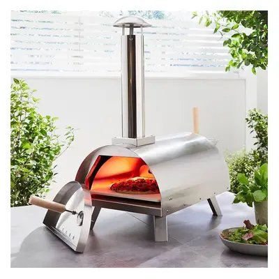 Portable Multi Fuel Pizza Oven - Stainless Steel