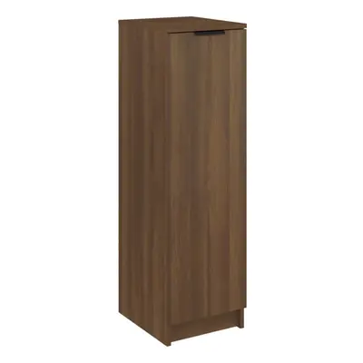 (Brown oak) vidaXL Shoe Cabinet Engineered Wood Hallway Shoe Storage Cupboard Shoe Holder