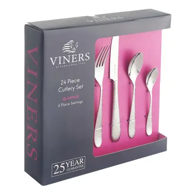 Viners Glamour Cutlery Gift Set 24PC For Home Kitchen