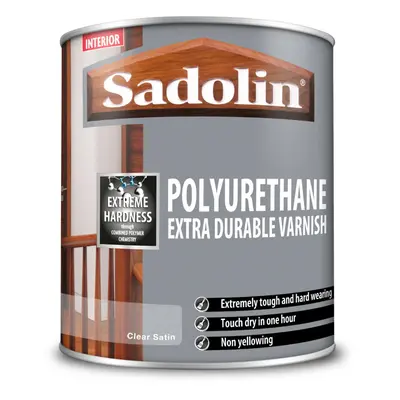 (Satin, 2.5L) Sadolin Polyurethane Extra Durable Varnish