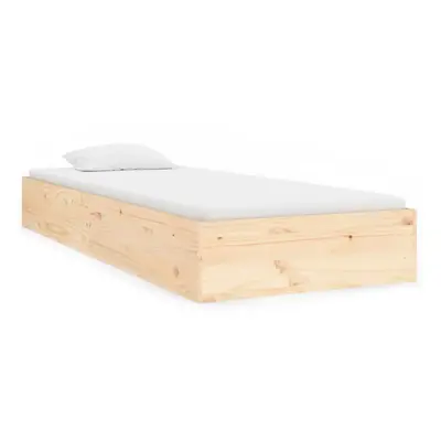 (brown, x cm) vidaXL Bed Frame Home Wooden Bedstead Bed Base Mattress Foundation Solid Wood