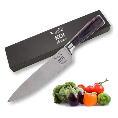 (KOI ARTISAN Professional Chef Knifes - Inch Razor Sharp Blade - Best Kitchen Knives - Japanese 