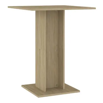 vidaXL Bistro Table Sonoma Oak Engineered Wood Bistro Table Patio Furniture