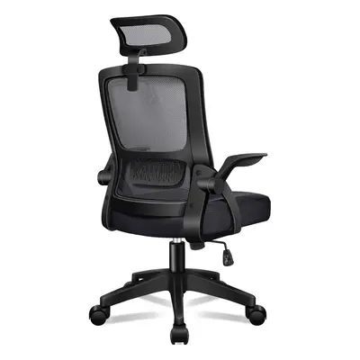 (Arco - All Black) ELFORDSON Mesh Office Chair Executive Study Work