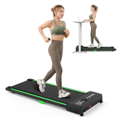 Dripex 2.5HP Under Desk Treadmill with Shock-absorbing Cushions with Remote Control and LED Disp