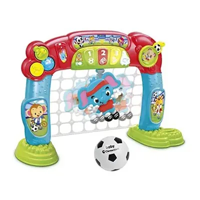 Clementoni My First Football Goal Interactive Toy for Toddlers-Ages Months Plus, Multi Coloured