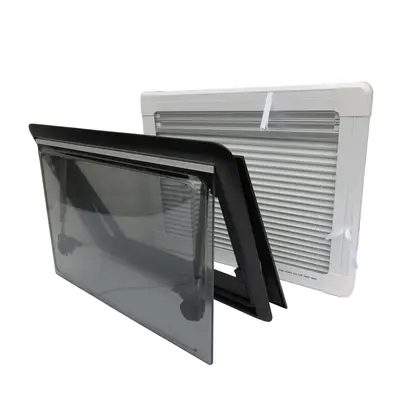 (Hinged, 600MM X 350MM) Camper Van Motorhome Cassette Windows