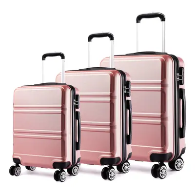 (20 + + inch Nude) 20/24/28 ABS Hard Shell Luggage Travel Suitcase Wheels Spinner Or Pieces With