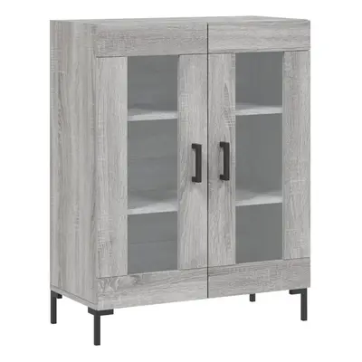 (grey sonoma) vidaXL Sideboard Storage Side Cabinet Cupboard Concrete Grey Engineered Wood