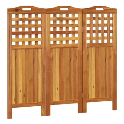 (121.5 x x cm (L x W x H)) vidaXL Solid Wood Acacia Room Divider Separator Privacy Screen Multi 