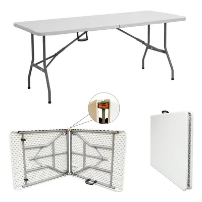 5FT CAMPING CATERING HEAVY DUTY FOLDING TABLE TRESTLE PICNIC BBQ PARTY