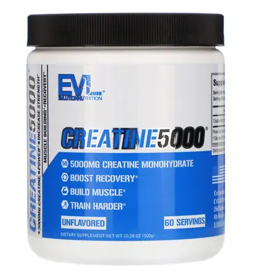 EVLution Nutrition, CREATINE5000, Unflavored, 10.58 oz (300 g)