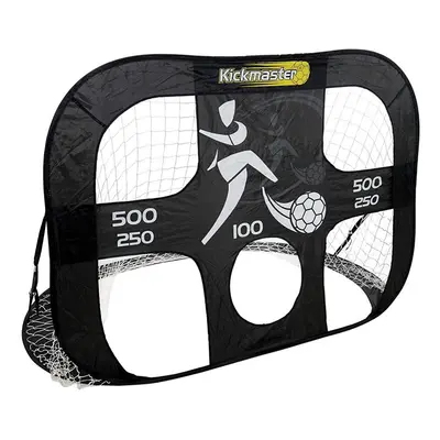 MV Sports Kickmaster Large Quick Up Football Goal & Target Shot in Portable Goal With In Built T