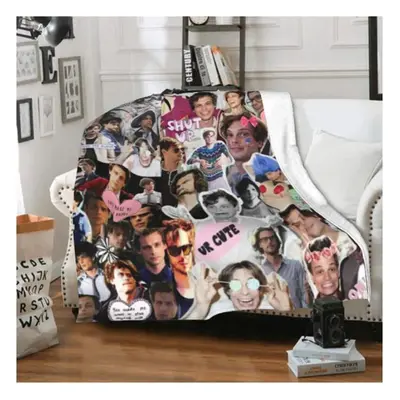 (150CM X 200CM) Matthew Gray Gubler Blanket Criminal Minds Throws Blanket Dr.Spencer Reid Soft W