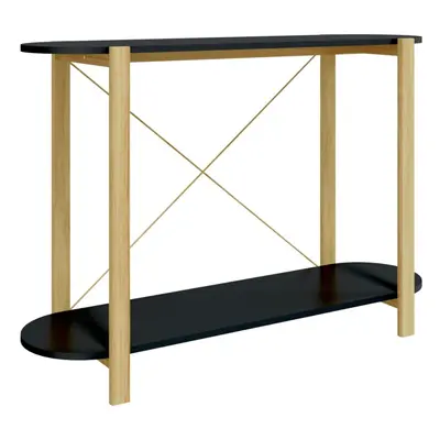 (black) vidaXL Console Table Engineered Wood Side Sofa End Accent Table Multi Colours