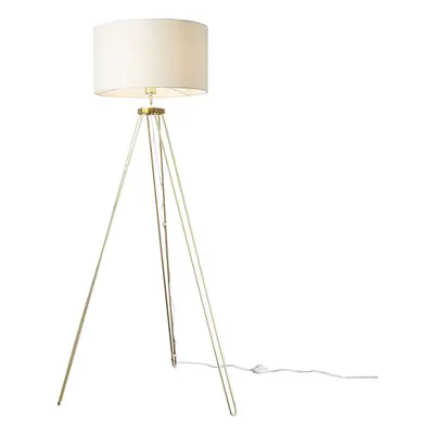 Aero Tripod Gold Floor Lamp