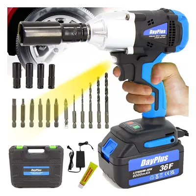 18V Impact Wrench 1/2' Impact Driver 420N.m Cordless Drills Screwdrivers in Power Tool Set