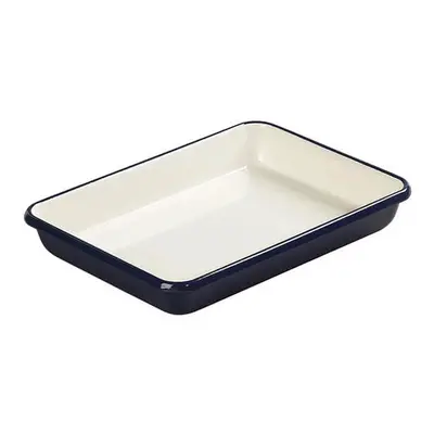 Tala Originals Enamelled Indigo & Ivory Roaster 33x24x5cm