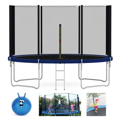 (6 FT) MCC Heavy Duty 6FT 8FT 10FT 12FT 14FT Outdoor Trampoline with Enclosure Net for Kids Spri