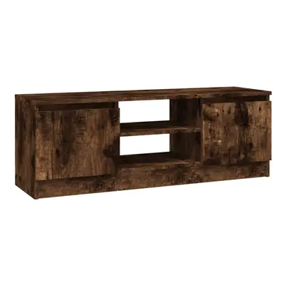 (smoked oak) vidaXL TV Cabinet with Door Media Unit Cabinet Stand Furniture Multi Colours