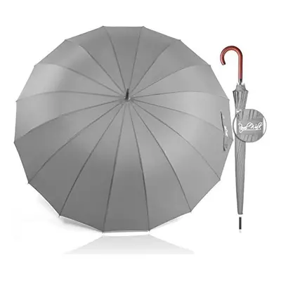 Royal Walk Windproof Umbrella Black Large Inch Automatic Open for Persons Stormproof for Men Wom