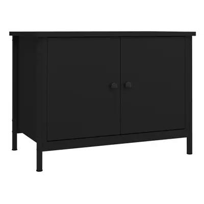 (black, x x cm) vidaXL TV Cabinet TV Stand Sideboard Media Cabinet with Doors Engineered Wood