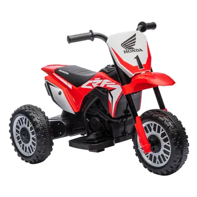 HOMCOM Honda CRF450RL Licensed 6V Kids Electric Motorbike w/ Horn - Red