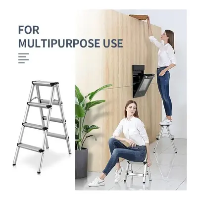 (4) aluminium step ladder double sided