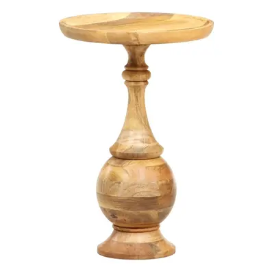 Round Side Table 43x43x66 cm Solid Mango Wood