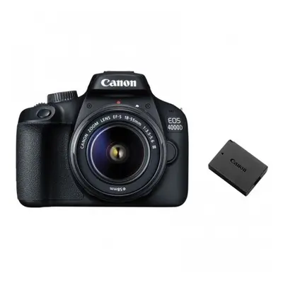 CANON EOS 4000D KIT EF-S 18-55MM F3.5-5.6 III + Canon LP-E10 Battery