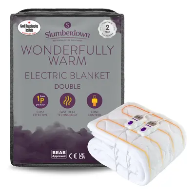 (Double) Slumberdown Wonderfully Warm Luxury Electric Blanket