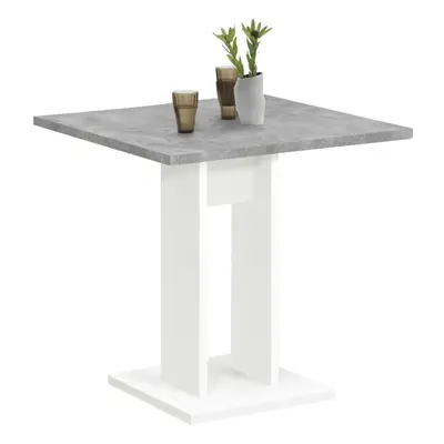 FMD Dining Table Concrete Grey and White Dinner Dining Room Kitchen Tables