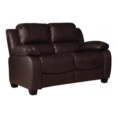 Valerie Brown Leather Seater Sofa