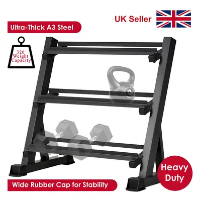 Dumbbell Rack Storage Stand Hex Weight Heavy Duty Tier