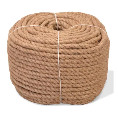 vidaXL Rope 100% Jute 10mm 100m Boat Rope Cable Wire Decking Lifting Swing