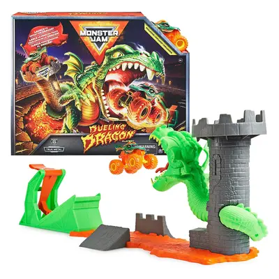 Monster Jam 1:64 Dueling Dragon Stunt Playset