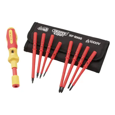 Draper XP1000 Piece Torque Screwdriver Set | VDE Dual Insulated Interchangeable Blade | Electric