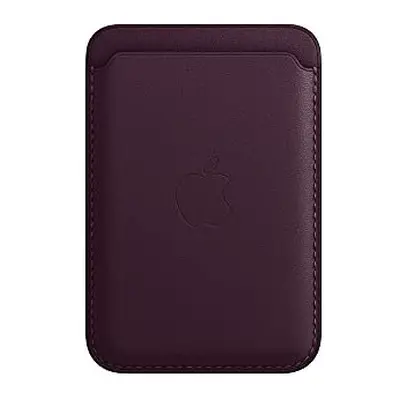 Apple Leather Wallet with MagSafe (for iPhone) - Dark Cherry