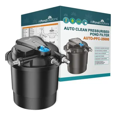 AllPondSolutions Auto Cleaning Pressurised Pond Filter AUTO-PFC-25000