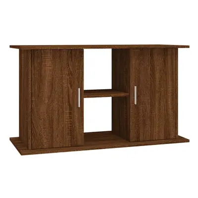 (brown oak, x x cm) vidaXL Aquarium Stand Fish Tank Stand Cabinet Aquarium Base Engineered Wood