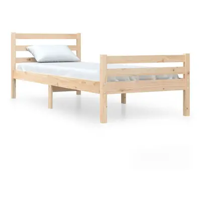 (brown, x cm) vidaXL Bed Frame Mattress Foundation Bedroom Bedstead Bed Base Solid Wood