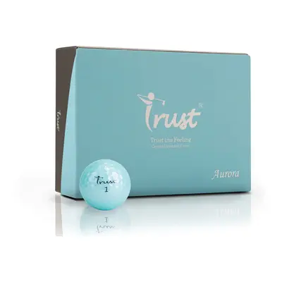 Trust Aurora Blue,Crystal Urethane Covered, Reactive Core, Piece Golf Ball, Soft & Elasticity Fe