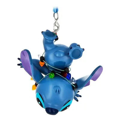 Disney Store Stitch Festive Hanging Christmas Ornament