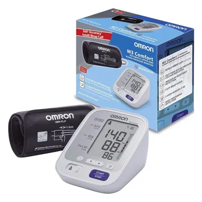 Omron M3 Comfort Upper Arm Blood Pressure Monitor Digital Automatic - HEM-7134-E