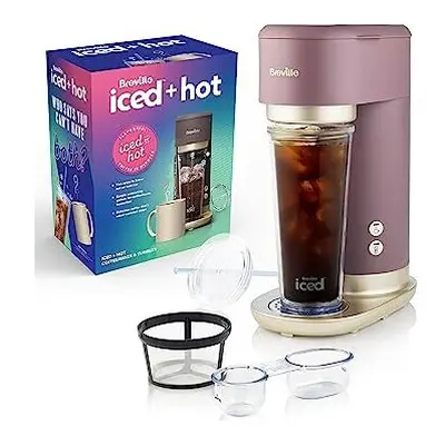 Breville Iced+Hot Coffee Maker | Plus Coffee Cup with Straw | Brews Hot Filter Coffee To Enjoy A