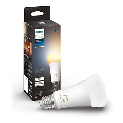 Philips Hue New White Ambiance Smart Light Bulb 100W - Lumen [E27 Edison Screw] with Bluetooth. 