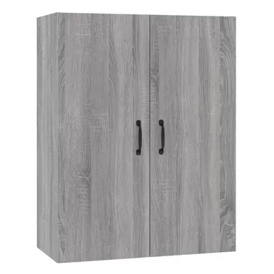 (Grey sonoma) vidaXL Hanging Cabinet Floating Cabinet Wall Storage Cabinet Engineered Wood