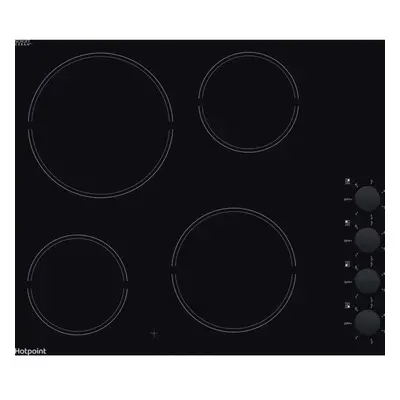 Hotpoint HR620RH Ceramic Burner Hob - Black