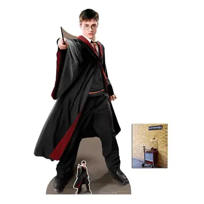 Harry Potter Lifesize Cardboard Cutout Quidditch Captain Official, 170cm x 88cm Includes Mini Cu