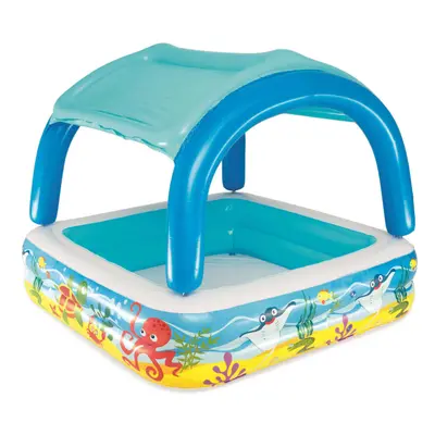 Bestway Canopy Play Pool Baby Paddling Pool Sunshade Aquarium Pool Blue